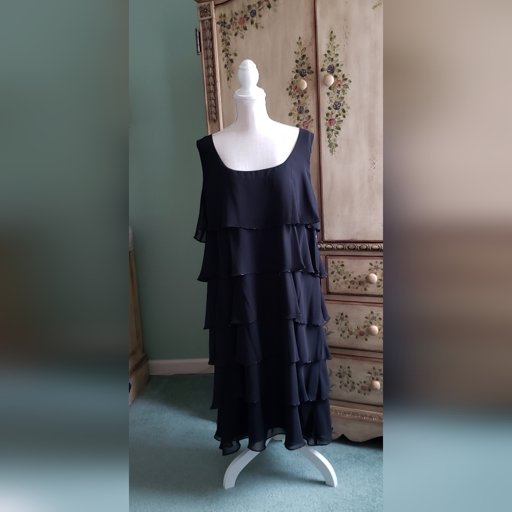 PATRA BLACK Party  DRESS 22 PLUS NWT